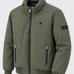 Blouson LEGENDER'S AVENUE kaki, vue de trois quarts