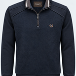 Pull col camionneur homme marine MAXWAY — vue de face