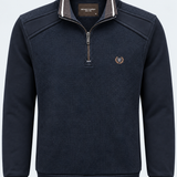 Pull col camionneur homme marine MAXWAY — vue de face
