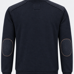 Pull col camionneur homme marine MAXWAY — vue de dos