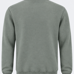 Pull col zippé homme vert kaki MAXWAY — vue de dos