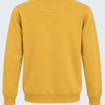 Pull col V homme jaune à écusson MAXWAY — vue de dos