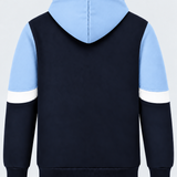 Sweat homme bleu, blanc et marine MAXWAY Vintage — vue de dos