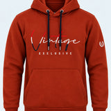 Sweat à capuche MAXWAY Vintage - Rouge Brique