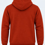 Sweat à capuche MAXWAY Vintage - Rouge Brique