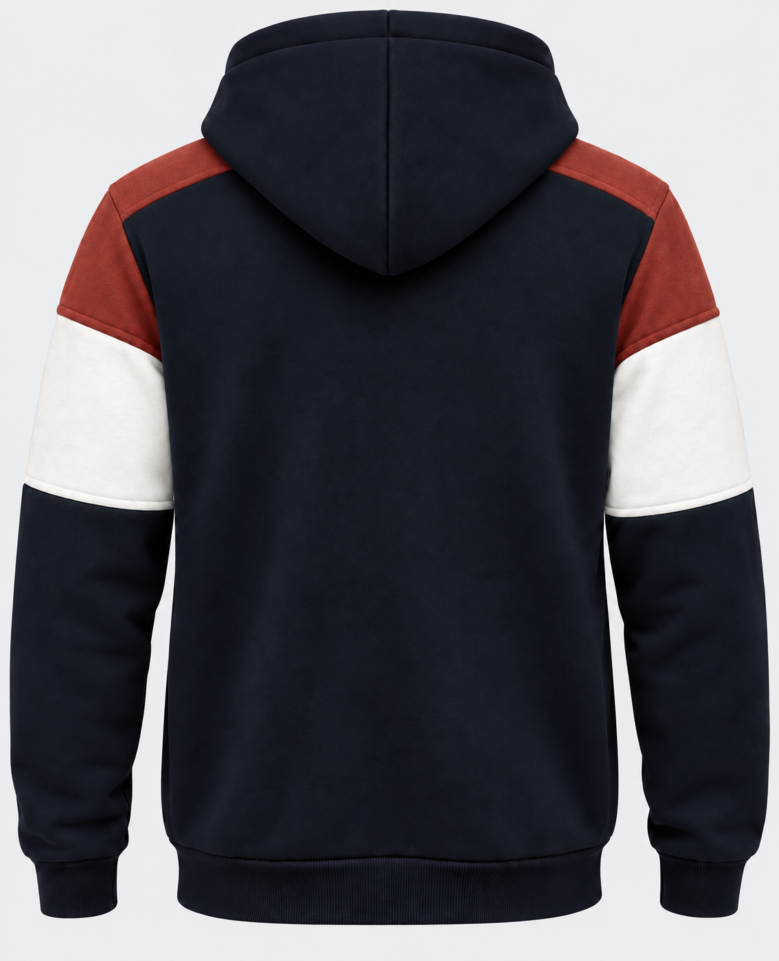 Veste homme rouge, blanc et marine MAXWAY Vintage — vue de dos