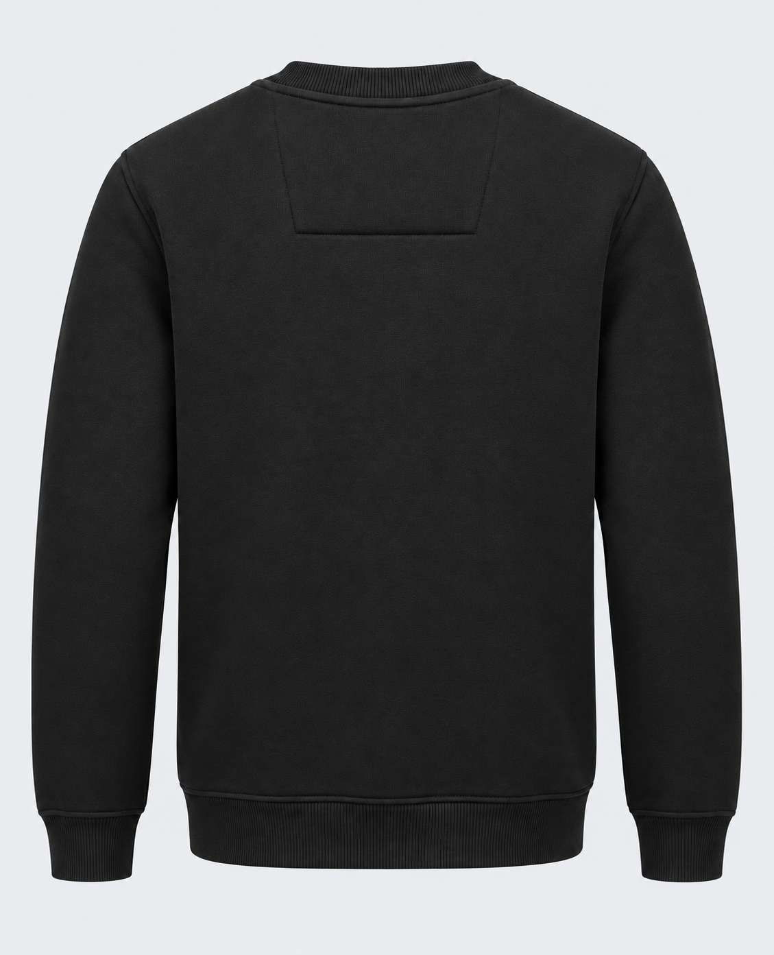 Sweat col rond homme noir MAXWAY Vintage — vue de dos