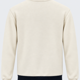 Veste zippée homme écru et marine MAXWAY — vue de dos